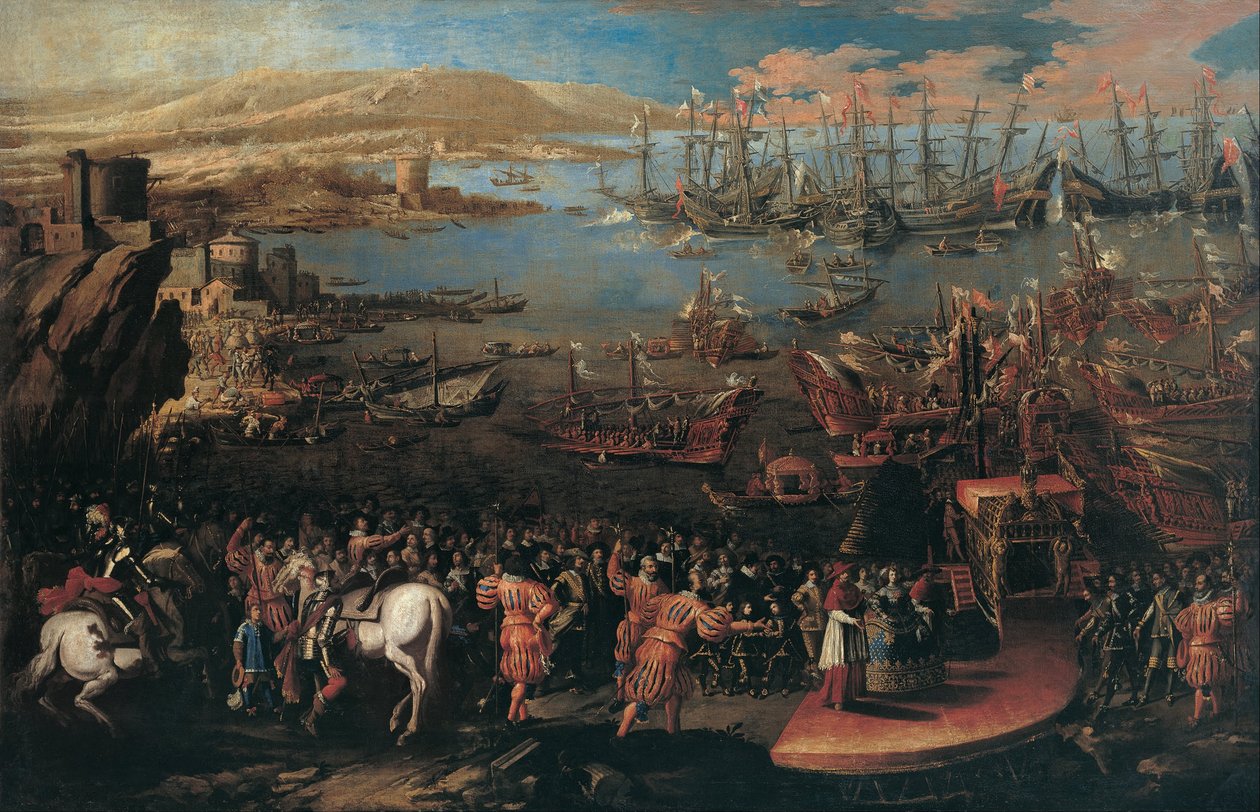 Die Landung der Infantin Maria in Neapel von Domenico Gargiulo