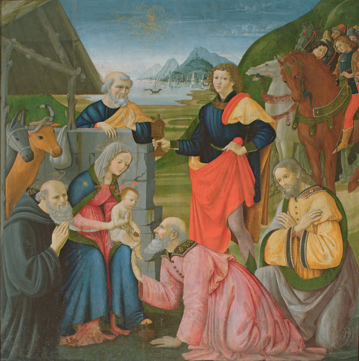 Anbetung der Könige von Domenico Ghirlandaio
