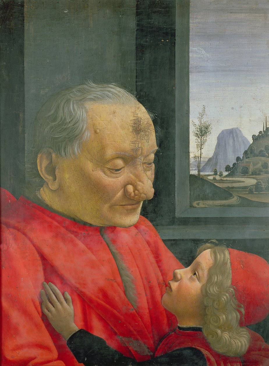 Ein alter Mann und ein Junge, 1480er Jahre von Domenico Ghirlandaio