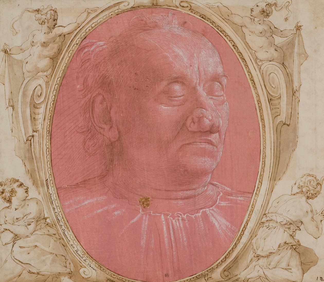 Kopf eines alten Mannes von Domenico Ghirlandaio