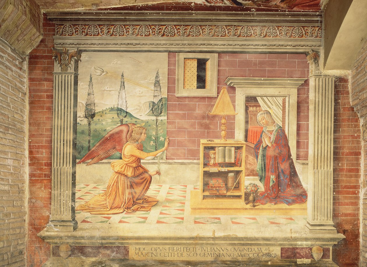 Die Verkündigung von Domenico Ghirlandaio