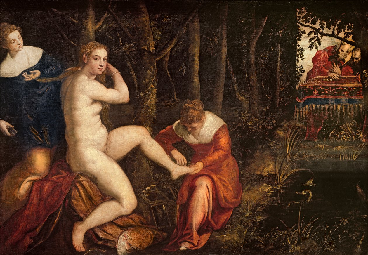 Susanna und die Ältesten von Domenico Robusti Tintoretto
