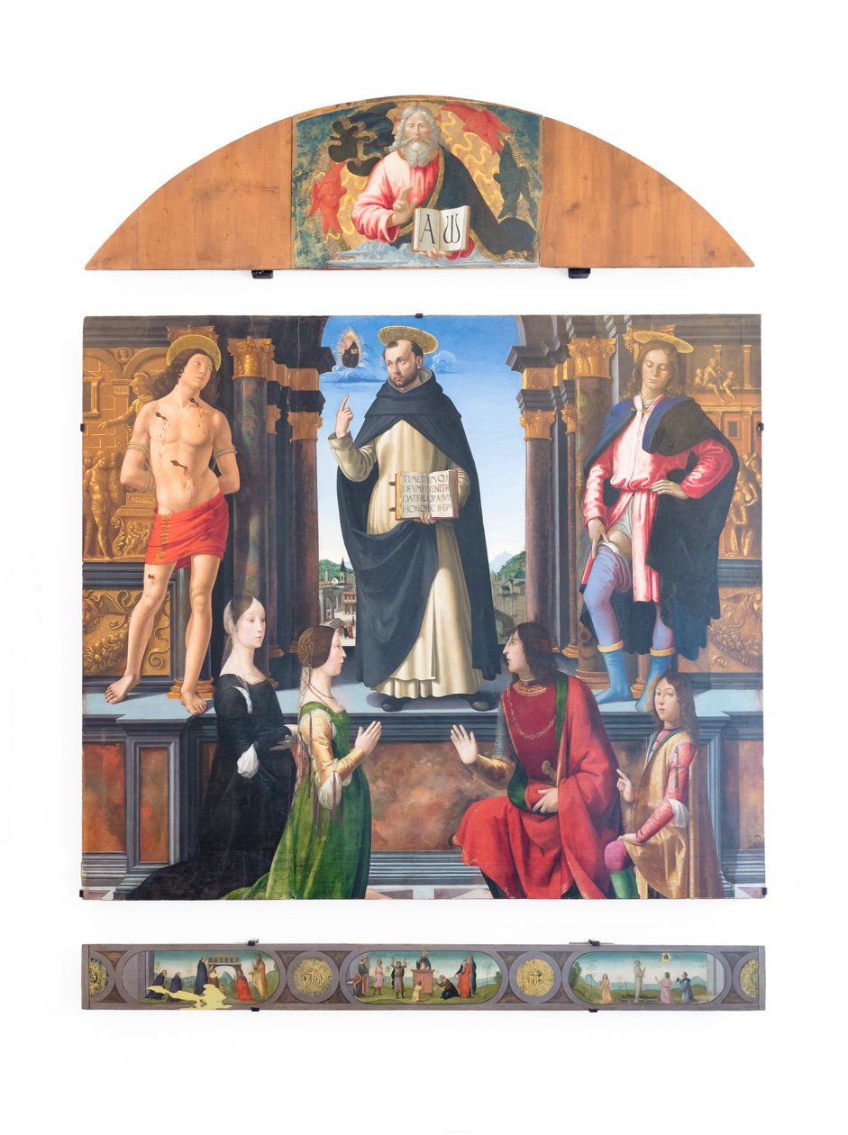 Altarbild des Heiligen Vinzenz Ferrer von Domenico (1449 94) Ghirlandaio