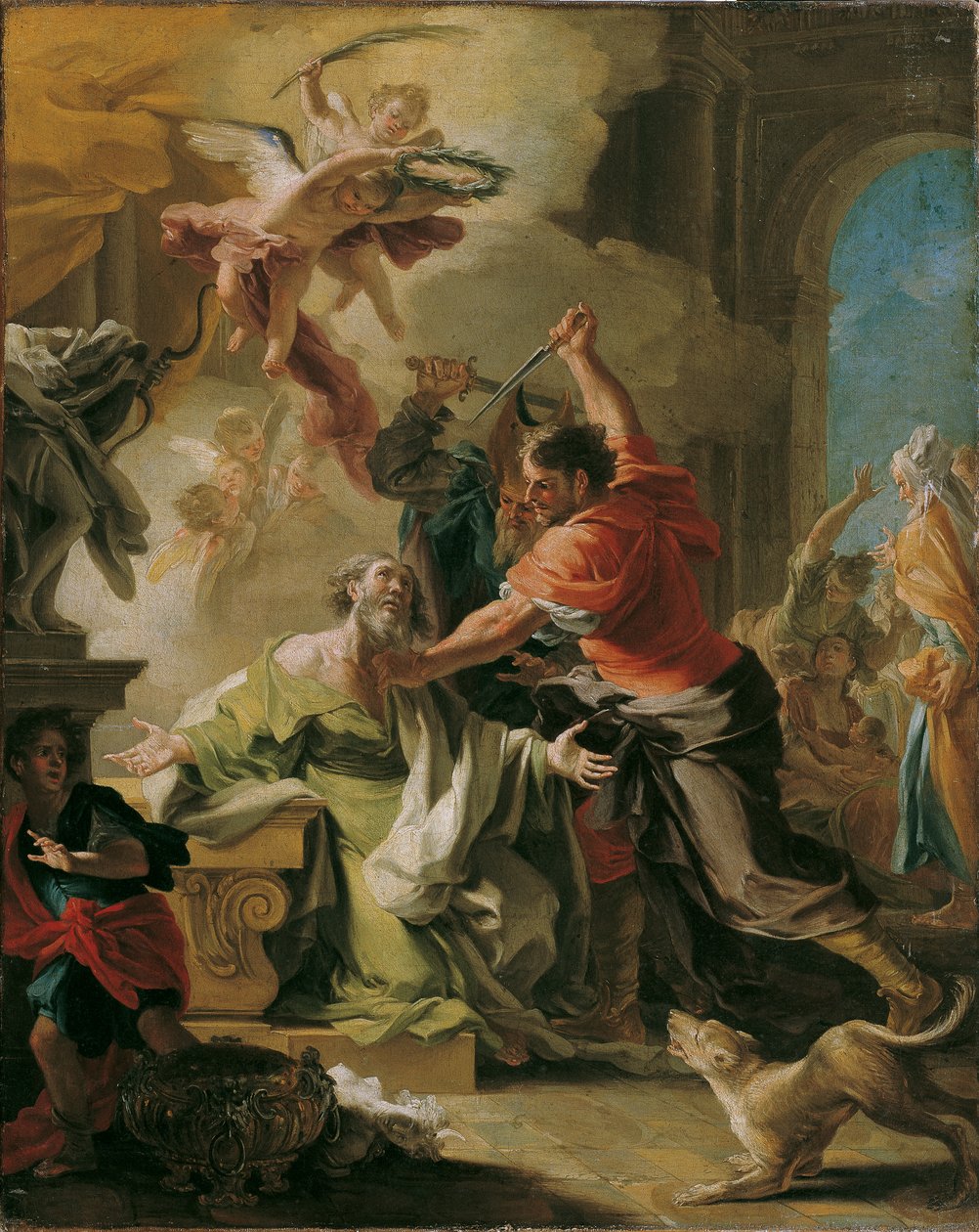 Martyrium des heiligen Prokop von Domenico Antonio Vaccaro