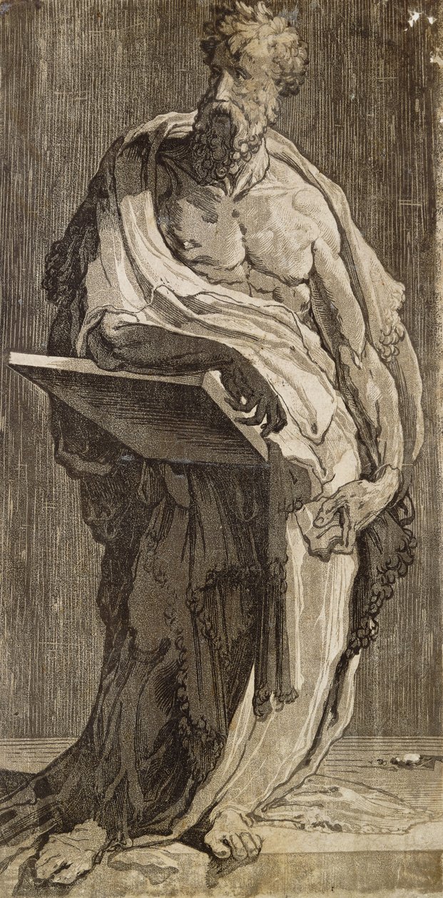 Ein Apostel von Domenico di Pace Beccafumi  
