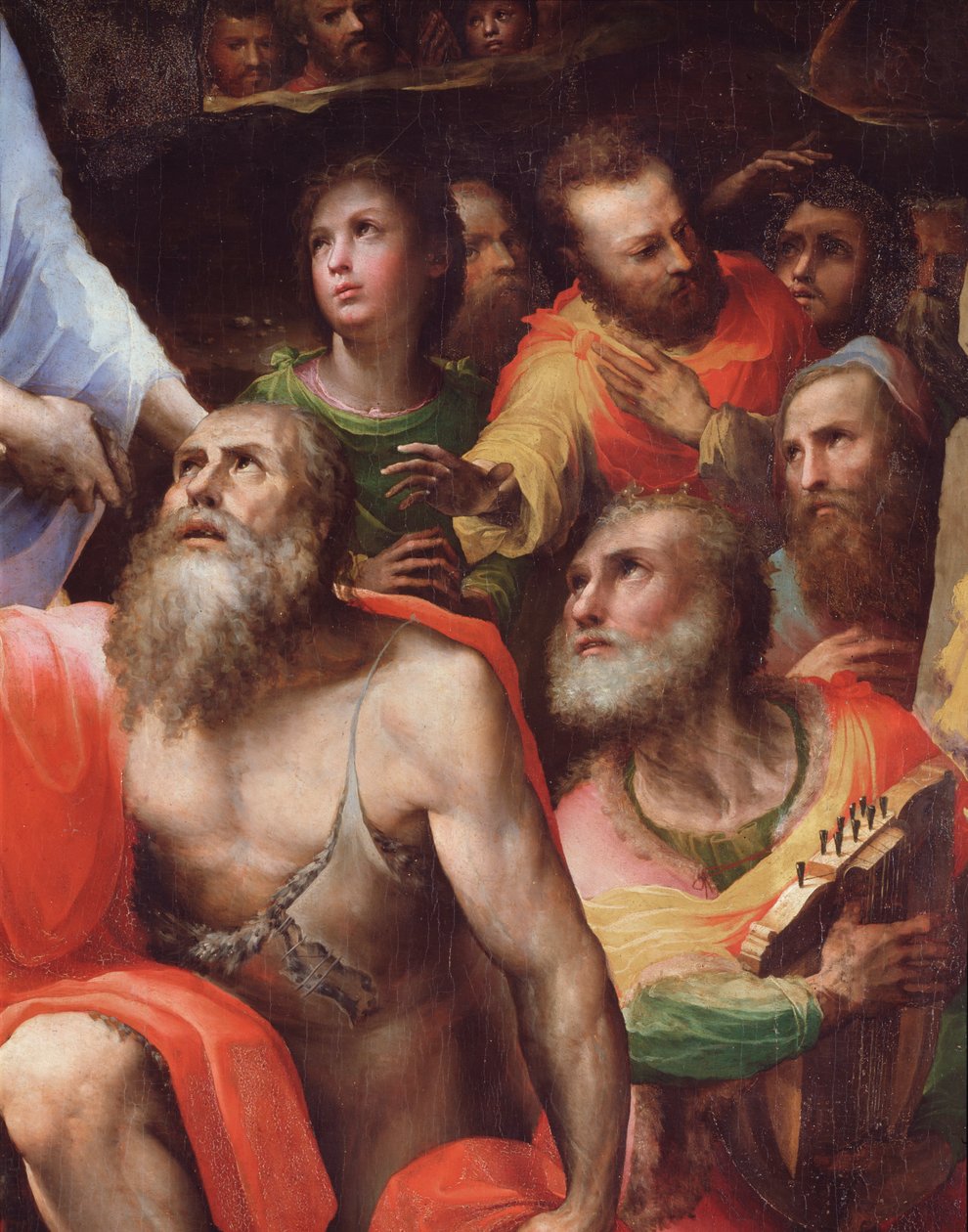 Abstieg Christi in die Vorhölle (Detail) von Domenico Beccafumi