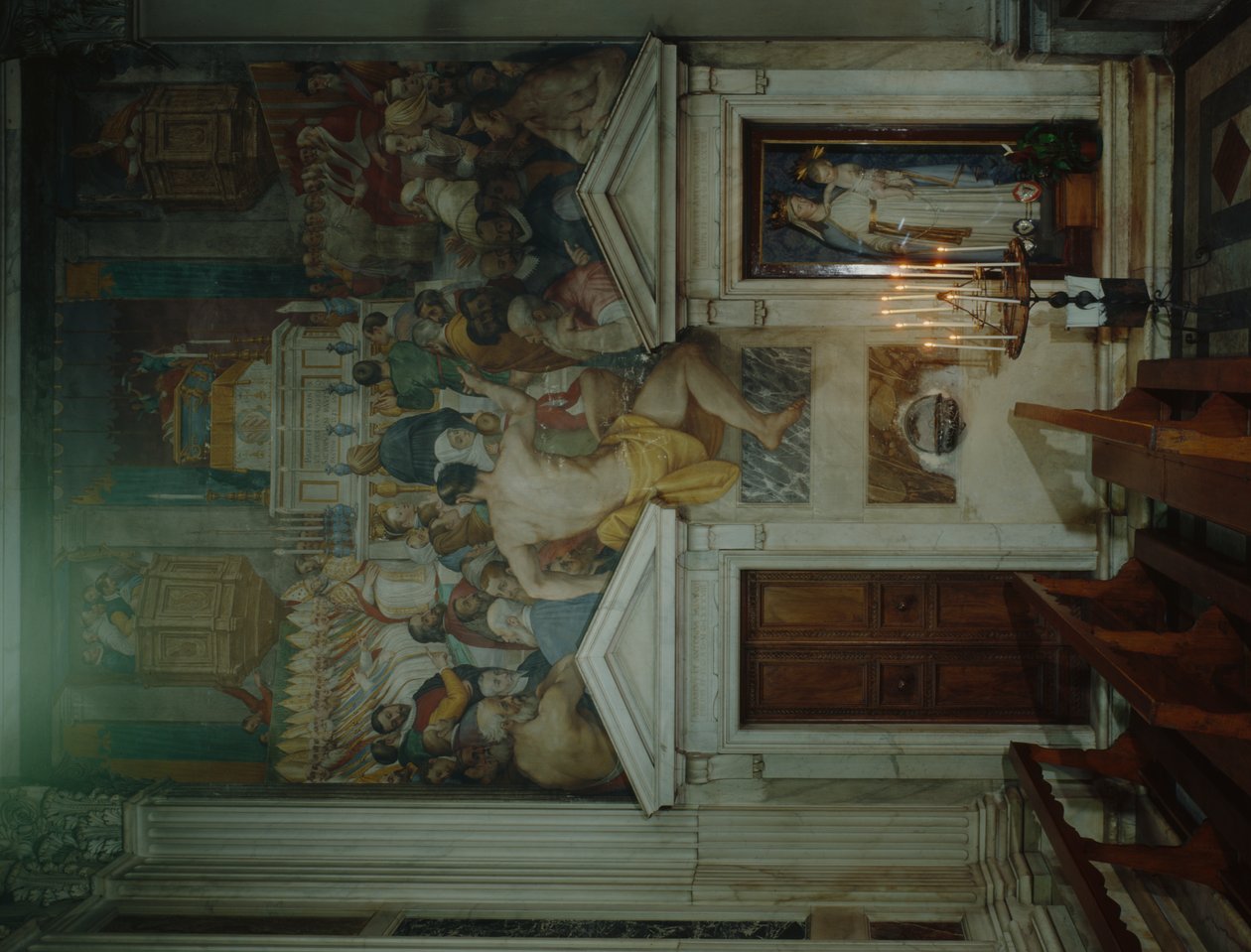 Das Begräbnis von St. Antoninus, 1589 von Domenico Cresti