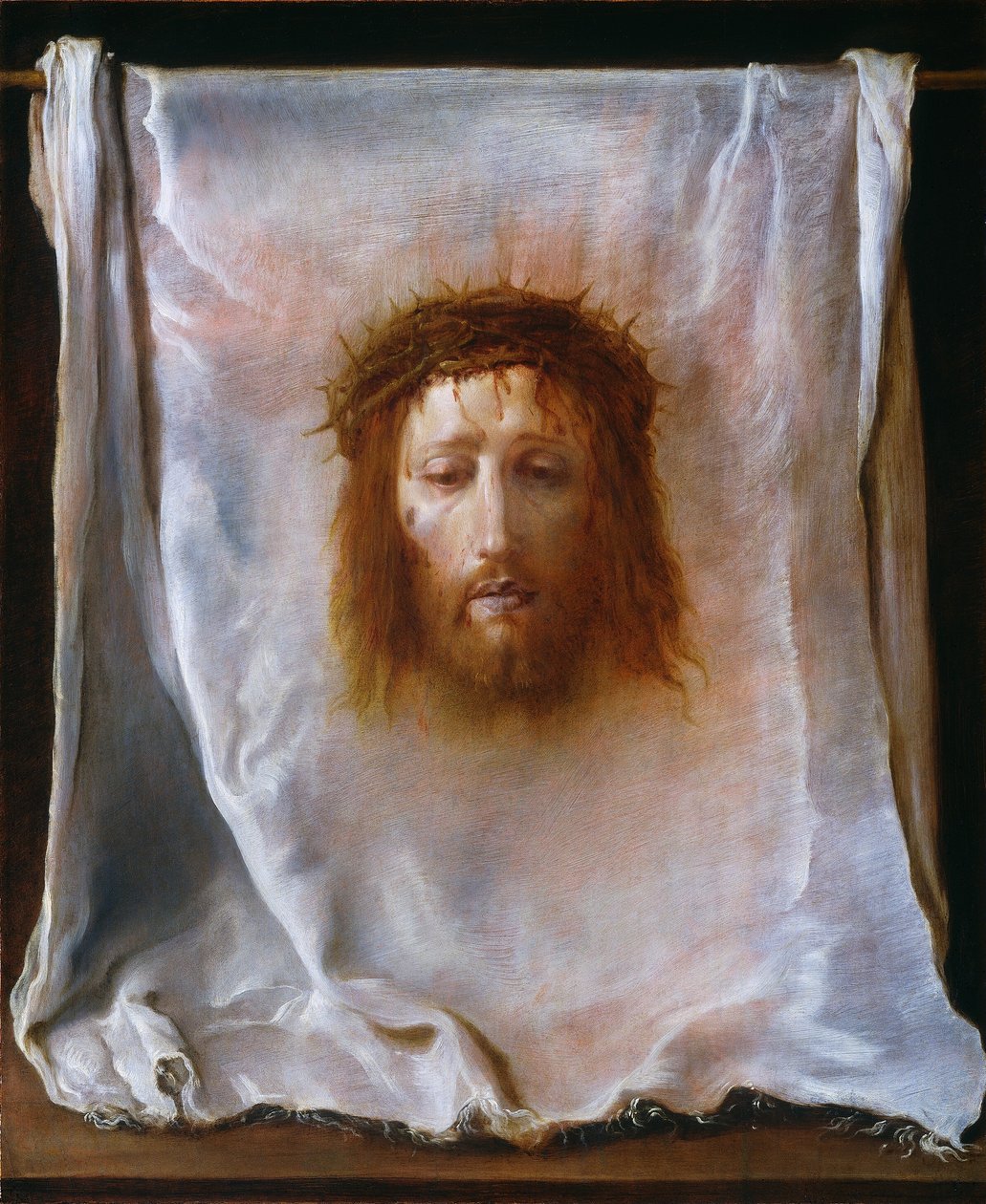 Das Schweißtuch der Veronika von Domenico Fetti