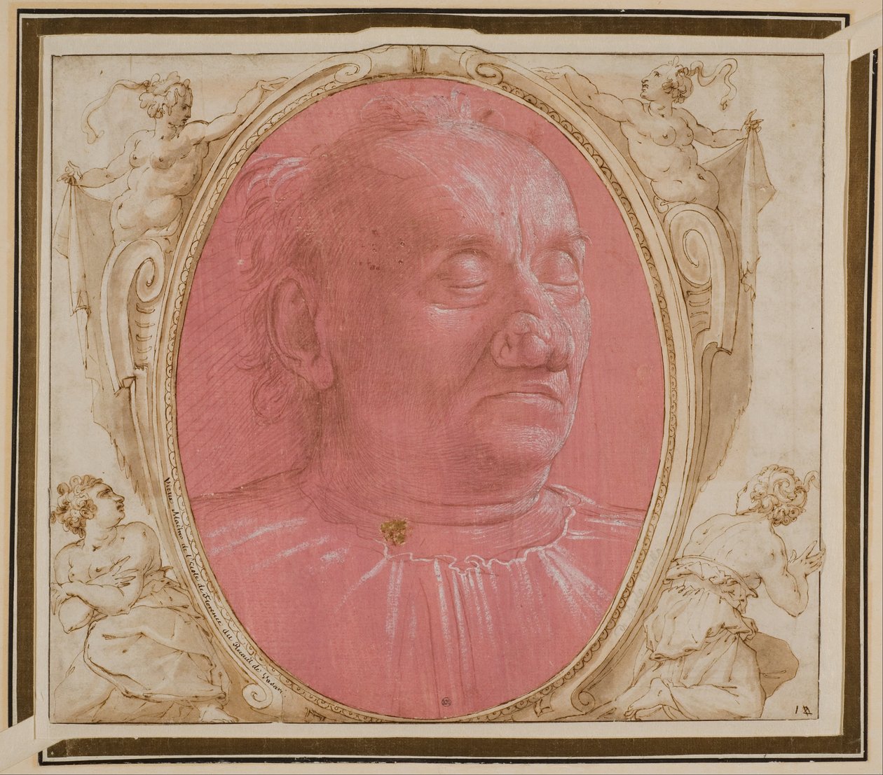 Kopf eines alten Mannes von Domenico Ghirlandaio