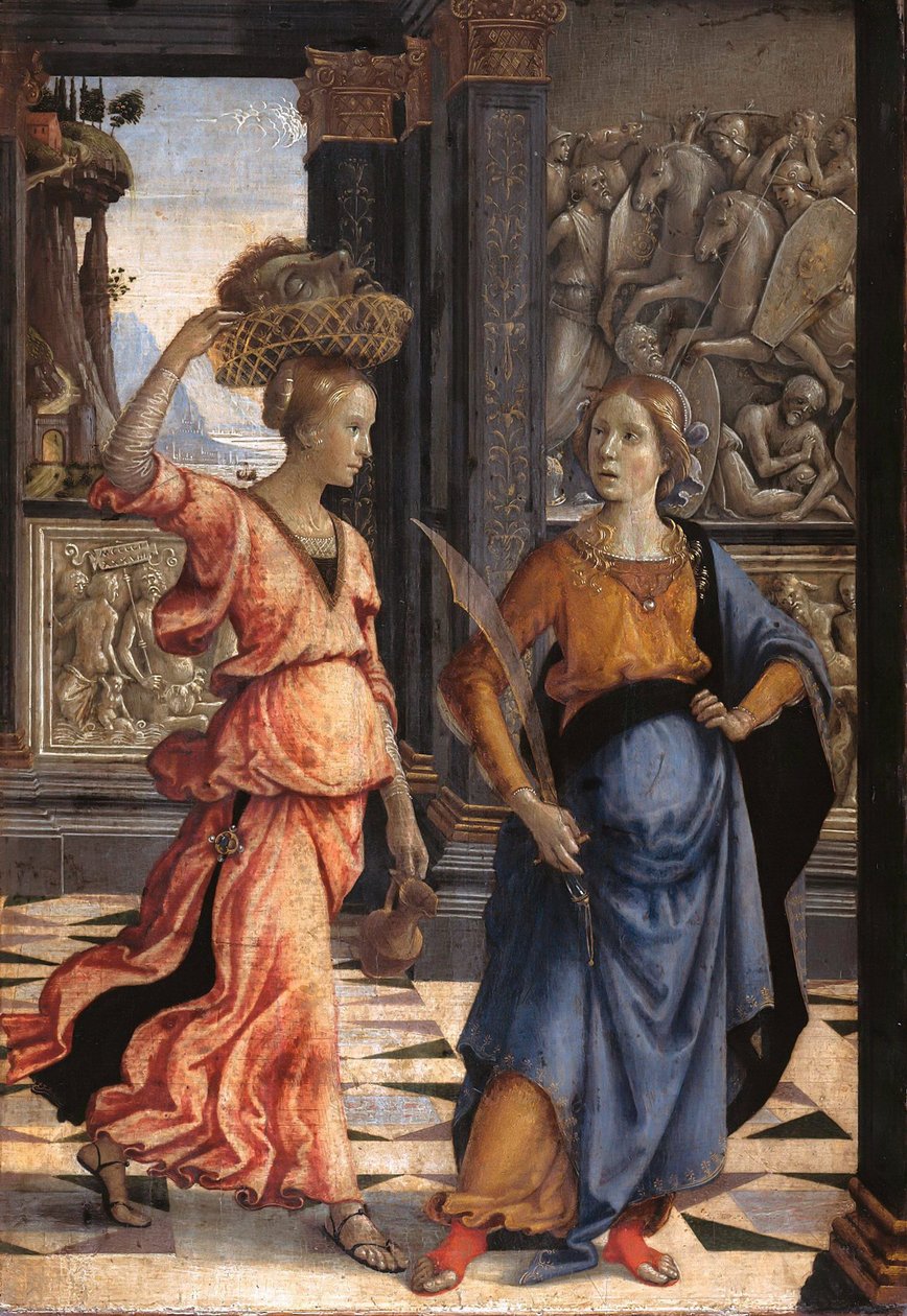 Judith mit ihrer Dienerin von Domenico Ghirlandaio