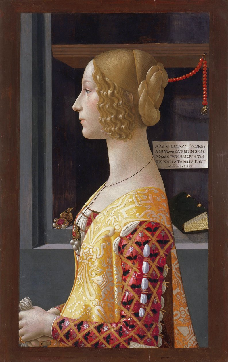 Porträt von Giovanna Tornabuoni von Domenico Ghirlandaio