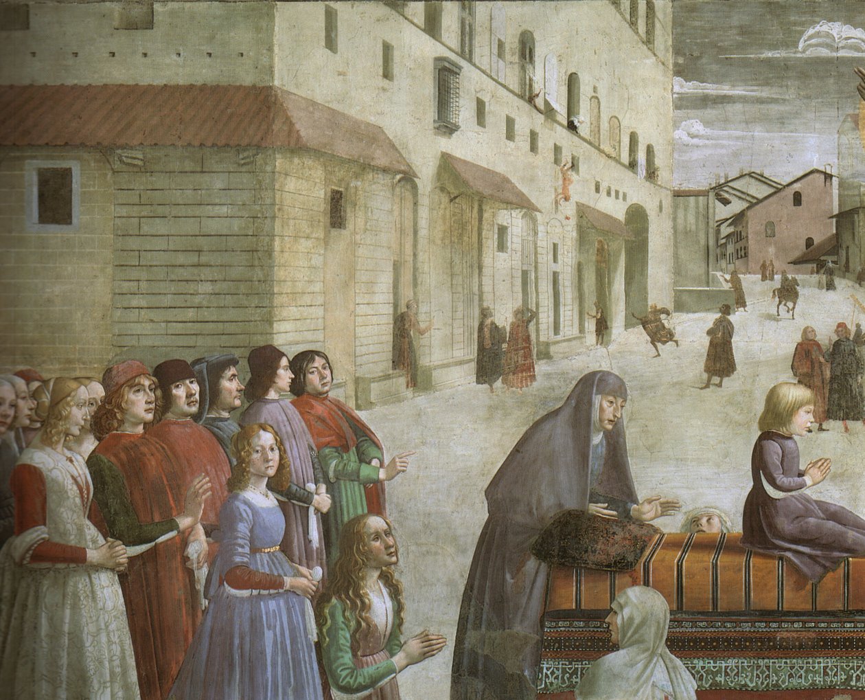 Auferstehung des Jungen von Domenico Ghirlandaio