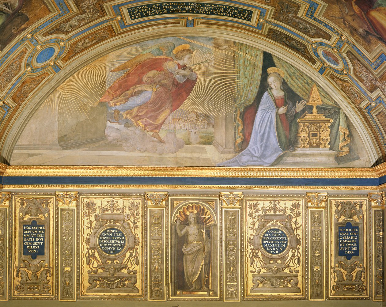 Die Verkündigung von Domenico Ghirlandaio