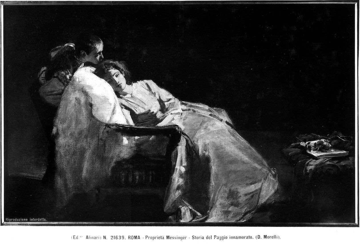 Der verliebte Page von Domenico Morelli