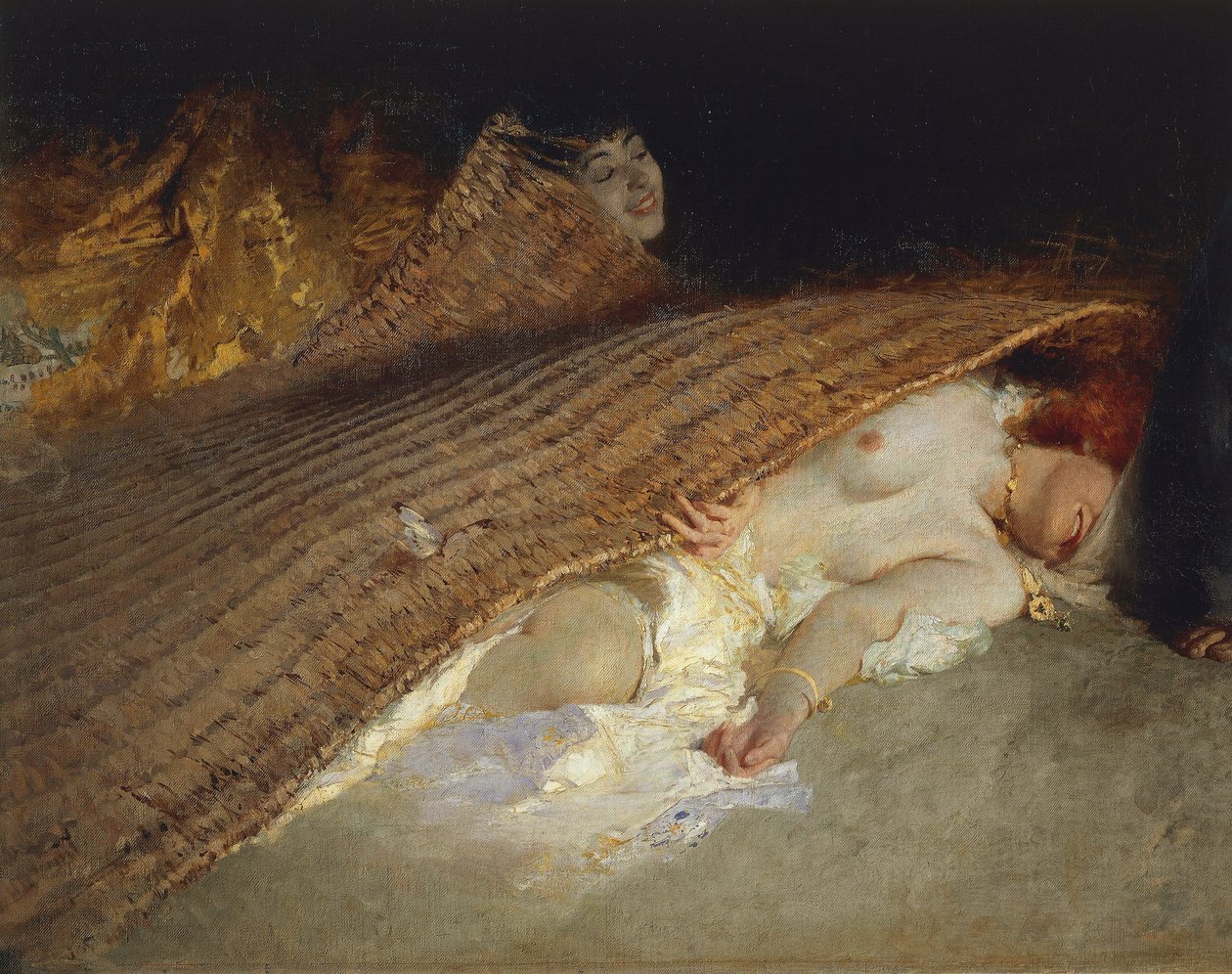 Die Versuchung des heiligen Antonius, Detail von Domenico Morelli