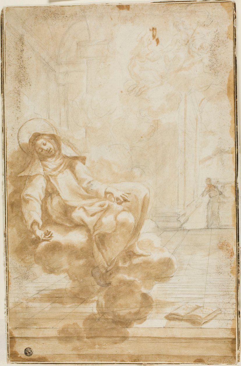 Ekstase einer Heiligen von Domenico Piola