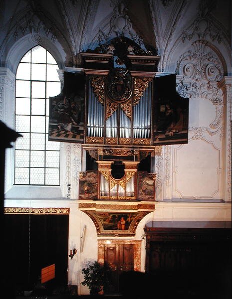 Ansicht der Renaissance-Orgel von Domenico Pozzo