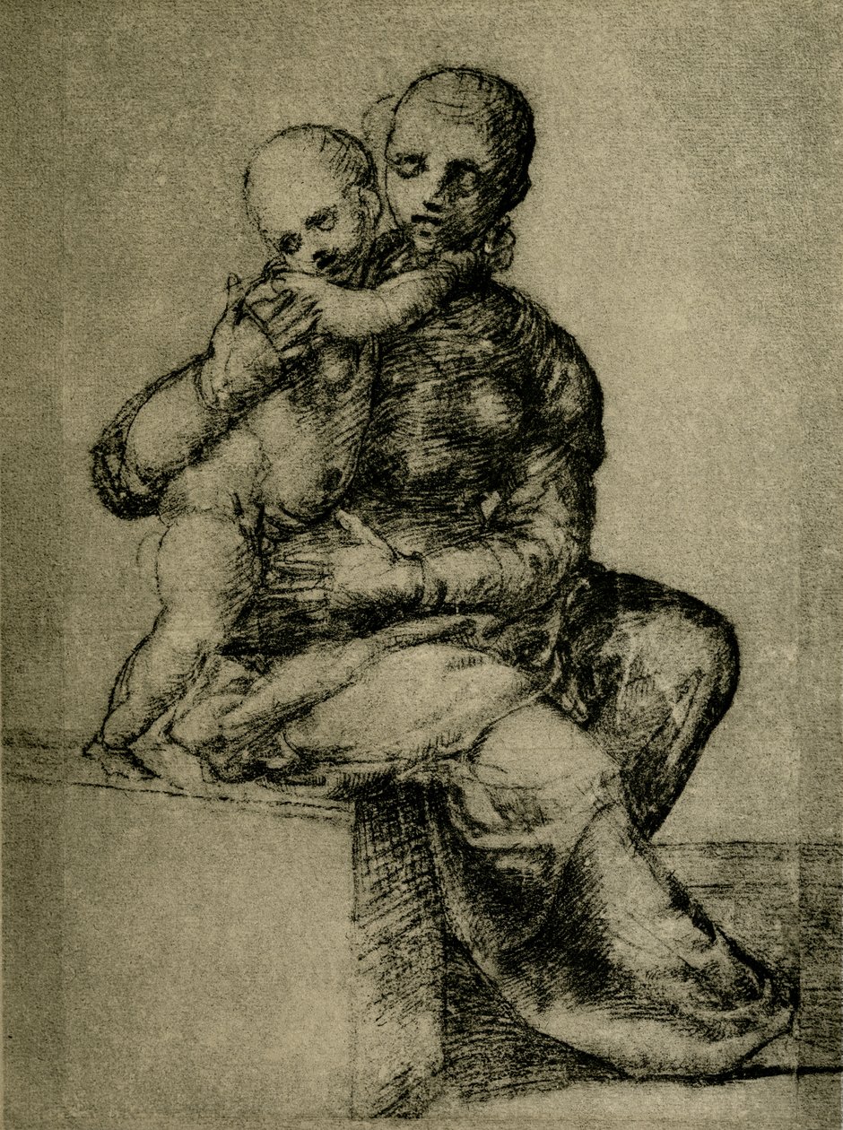 Madonna mit Kind von Domenico Puligo
