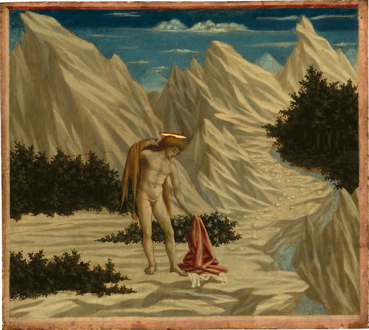 Heiliger Johannes in der Wüste von Domenico Veneziano