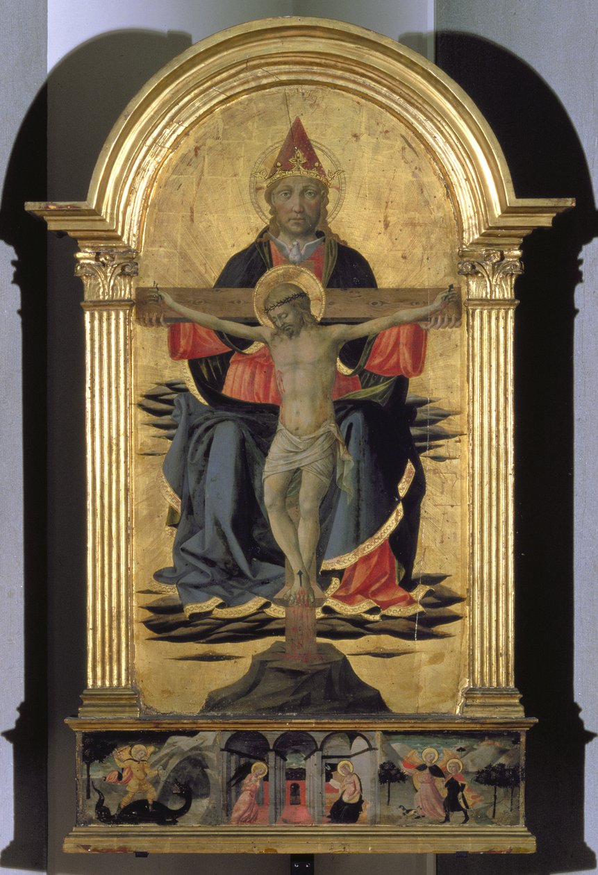 Heilige Dreifaltigkeit von Domenico di Michelino