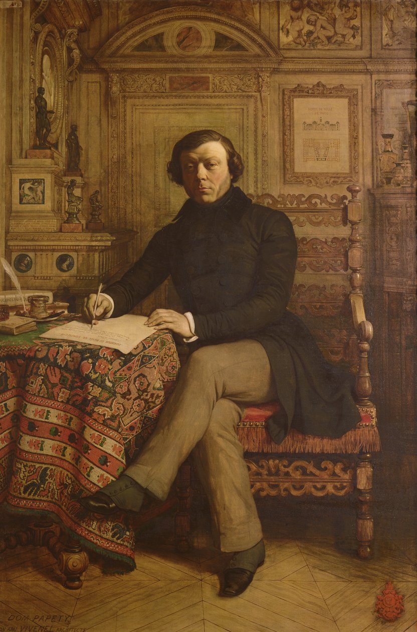 Porträt von Antoine Vivenel (1799-1862) von Dominique Louis Papety