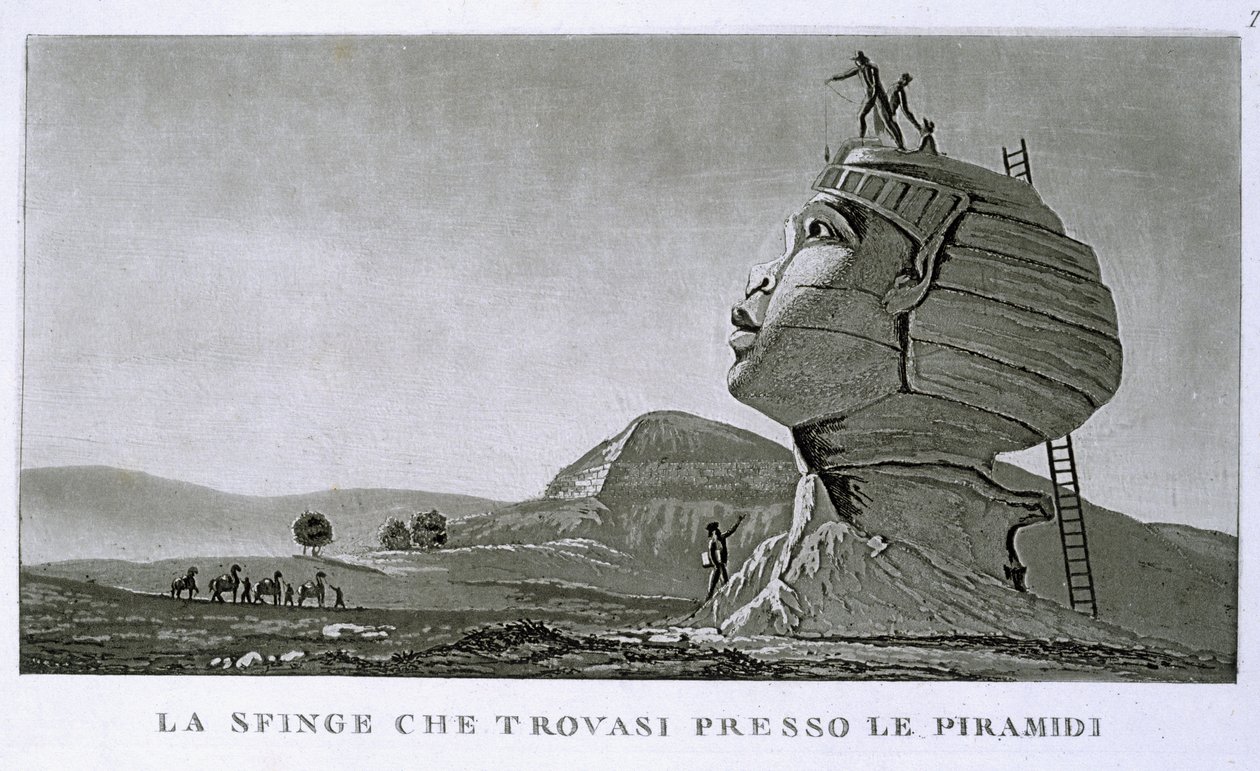 Die Sphinx von Gizeh, aus 