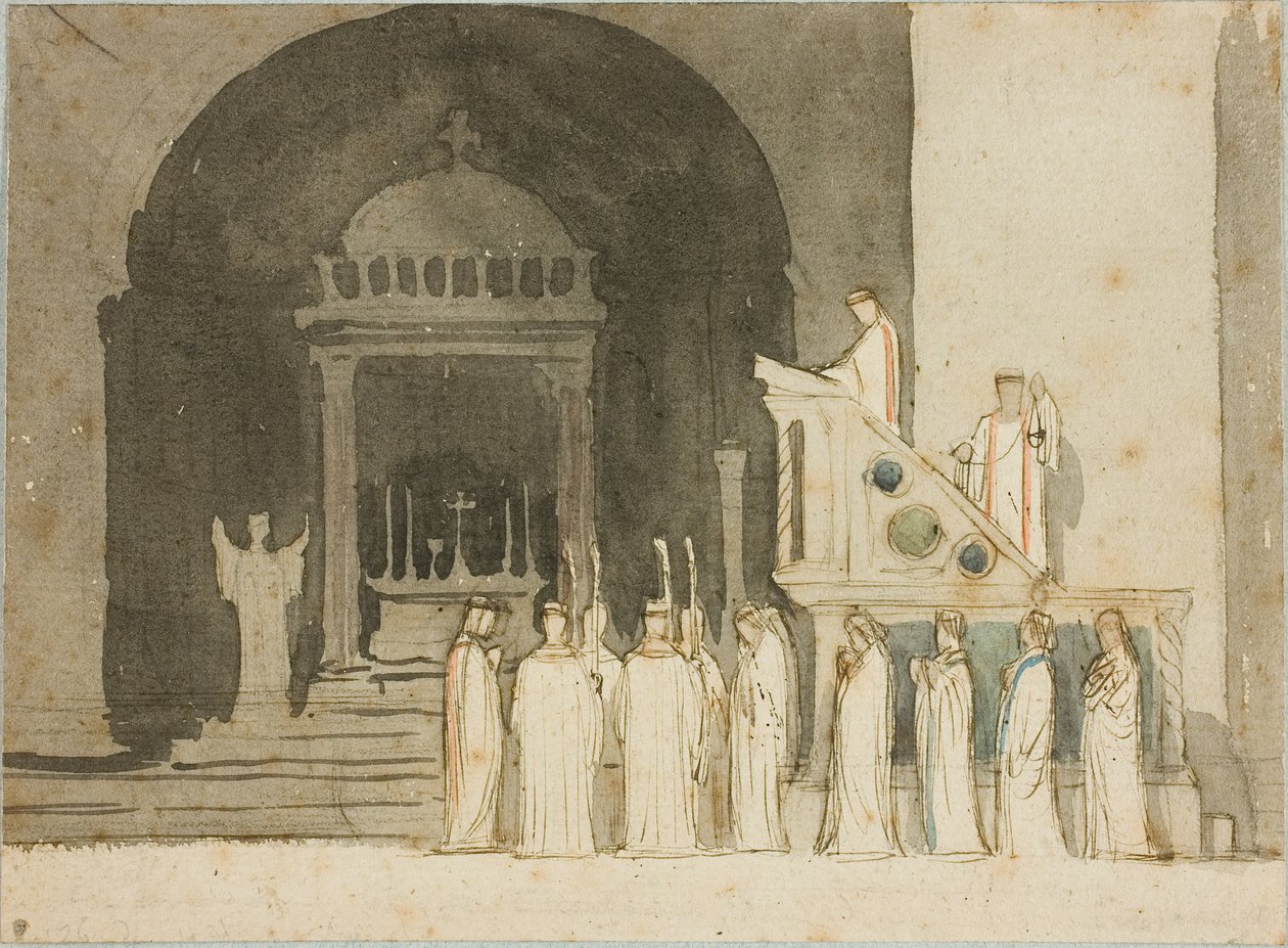 Altar des Himmels von Dominique Papety