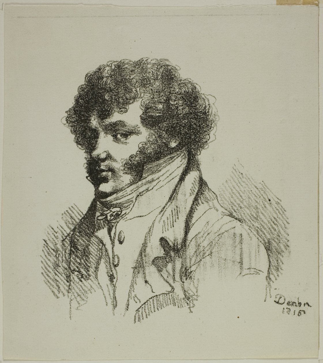 Porträt von Brunet, Drucker von Dominique Vivant Denon