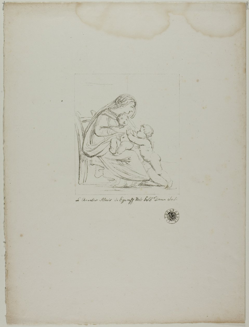 Sitzende Jungfrau von Dominique Vivant Denon