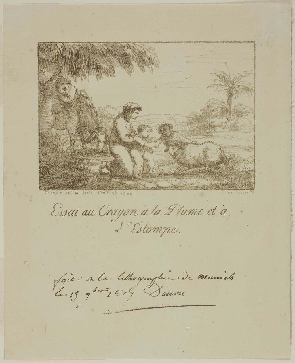 Die Heilige Familie von Dominique Vivant Denon
