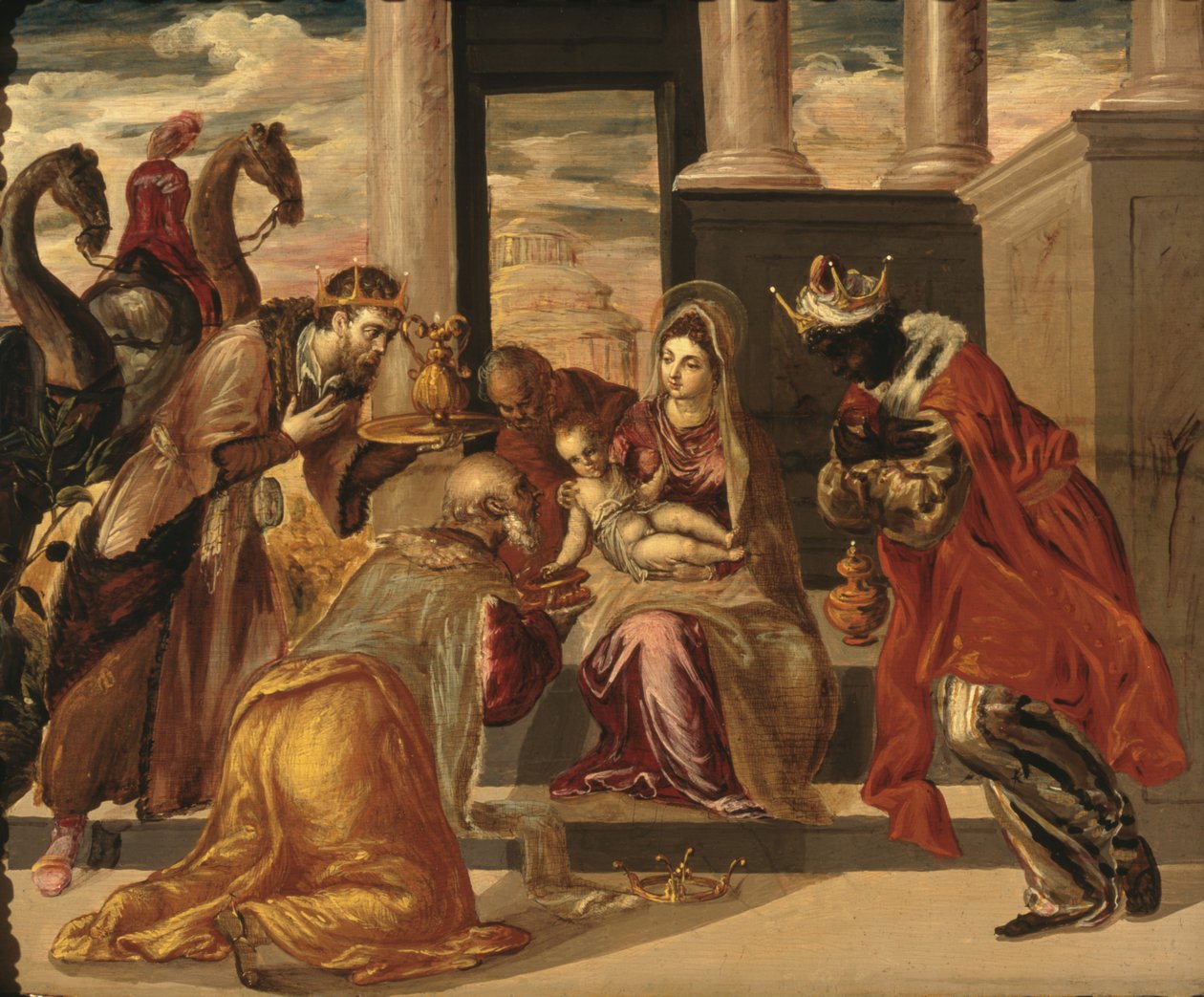 Die Anbetung der Könige von El Greco