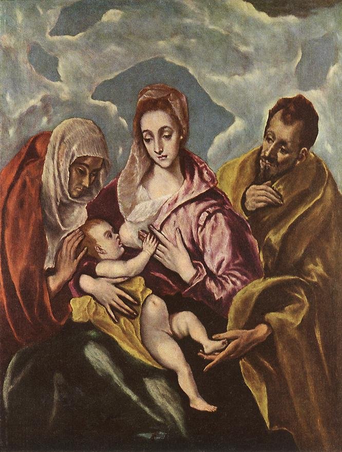 Heilige Familie mit St. Anna von El Greco
