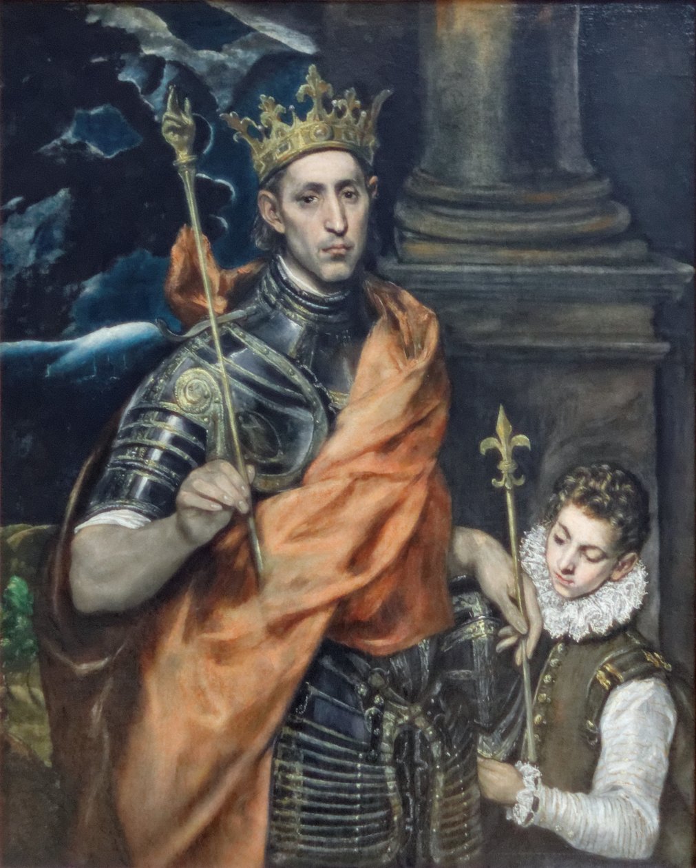 Heiliger Ludwig, König von Frankreich von El Greco