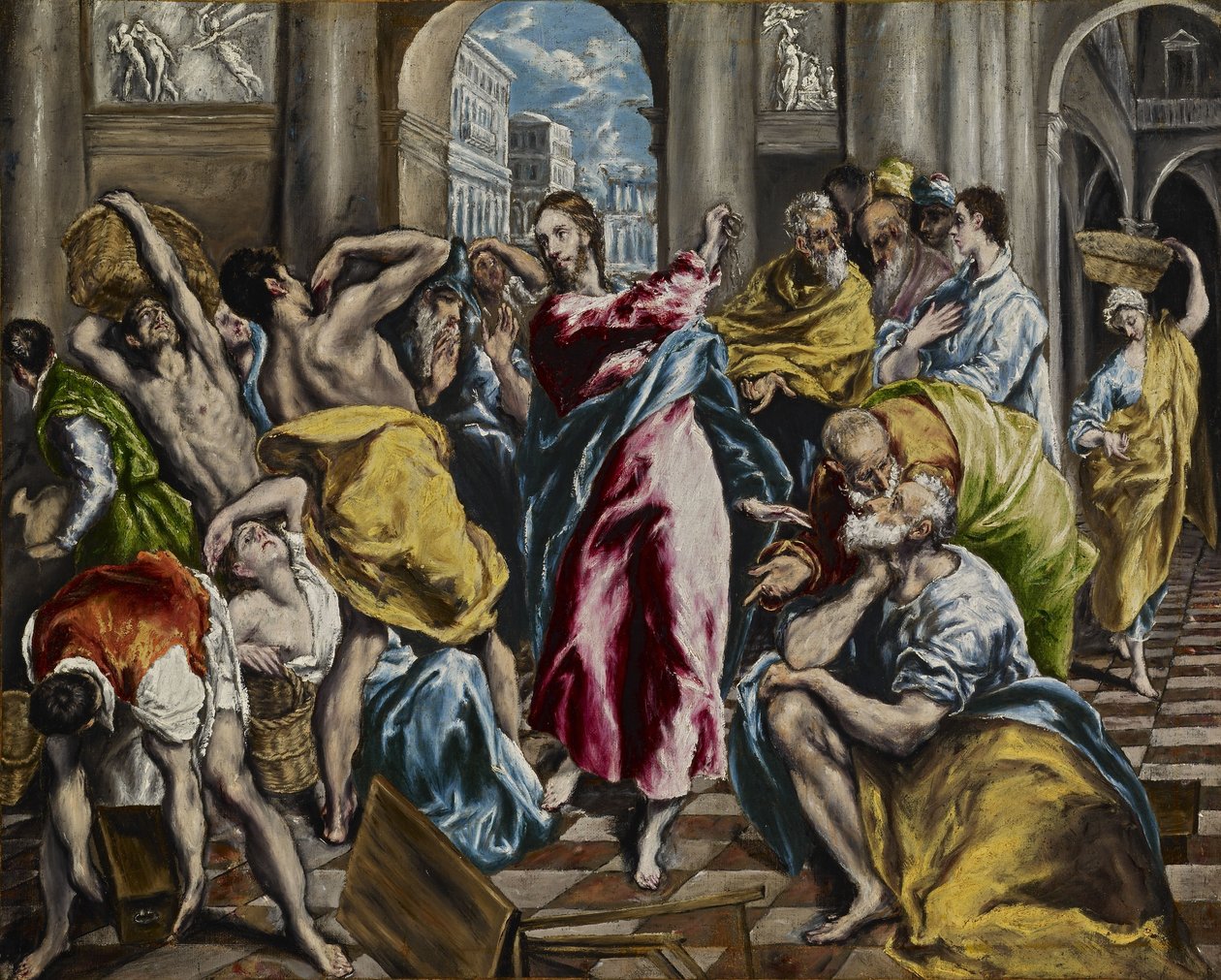 Die Tempelreinigung von El Greco