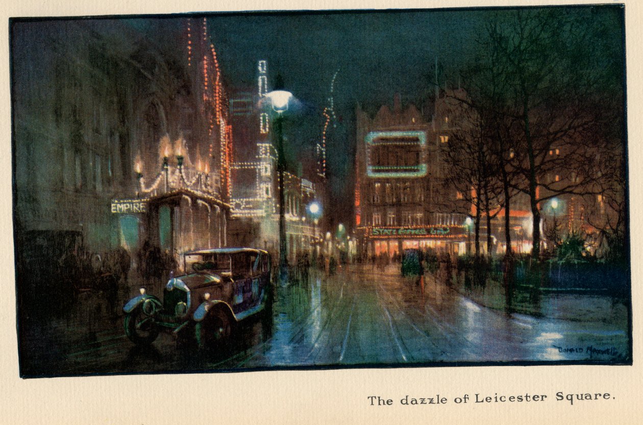 Das Leuchten des Leicester Square, aus 