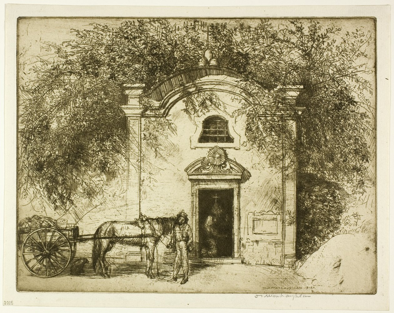 Eine Kapelle am Wegesrand von Donald Shaw MacLaughlan