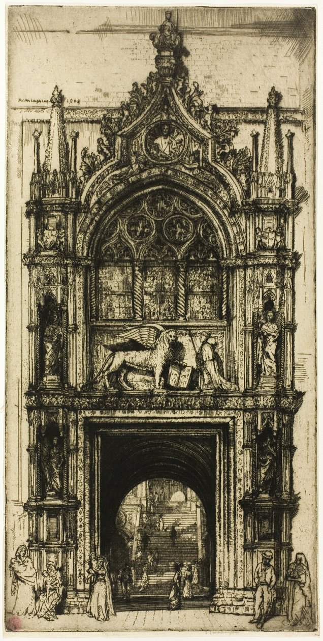 Tür des Dogenpalastes, Venedig von Donald Shaw MacLaughlan