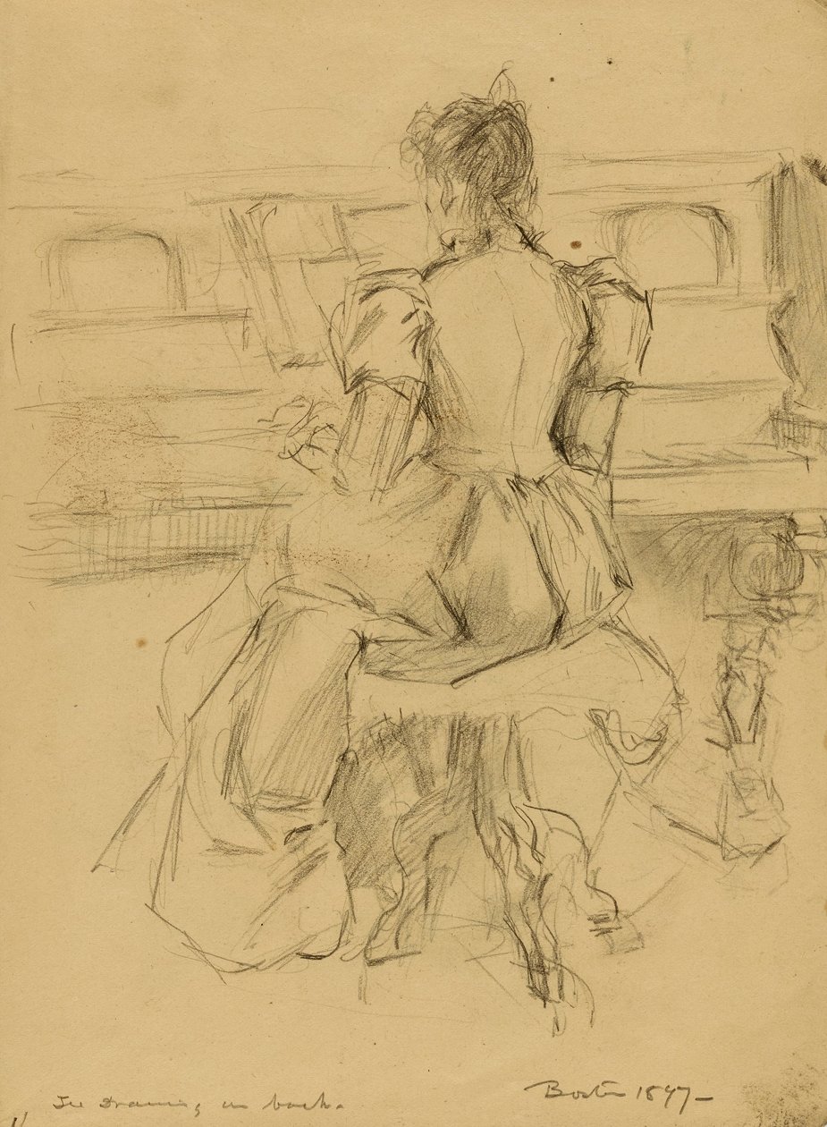 Ella am Klavier von Donald Shaw MacLaughlan