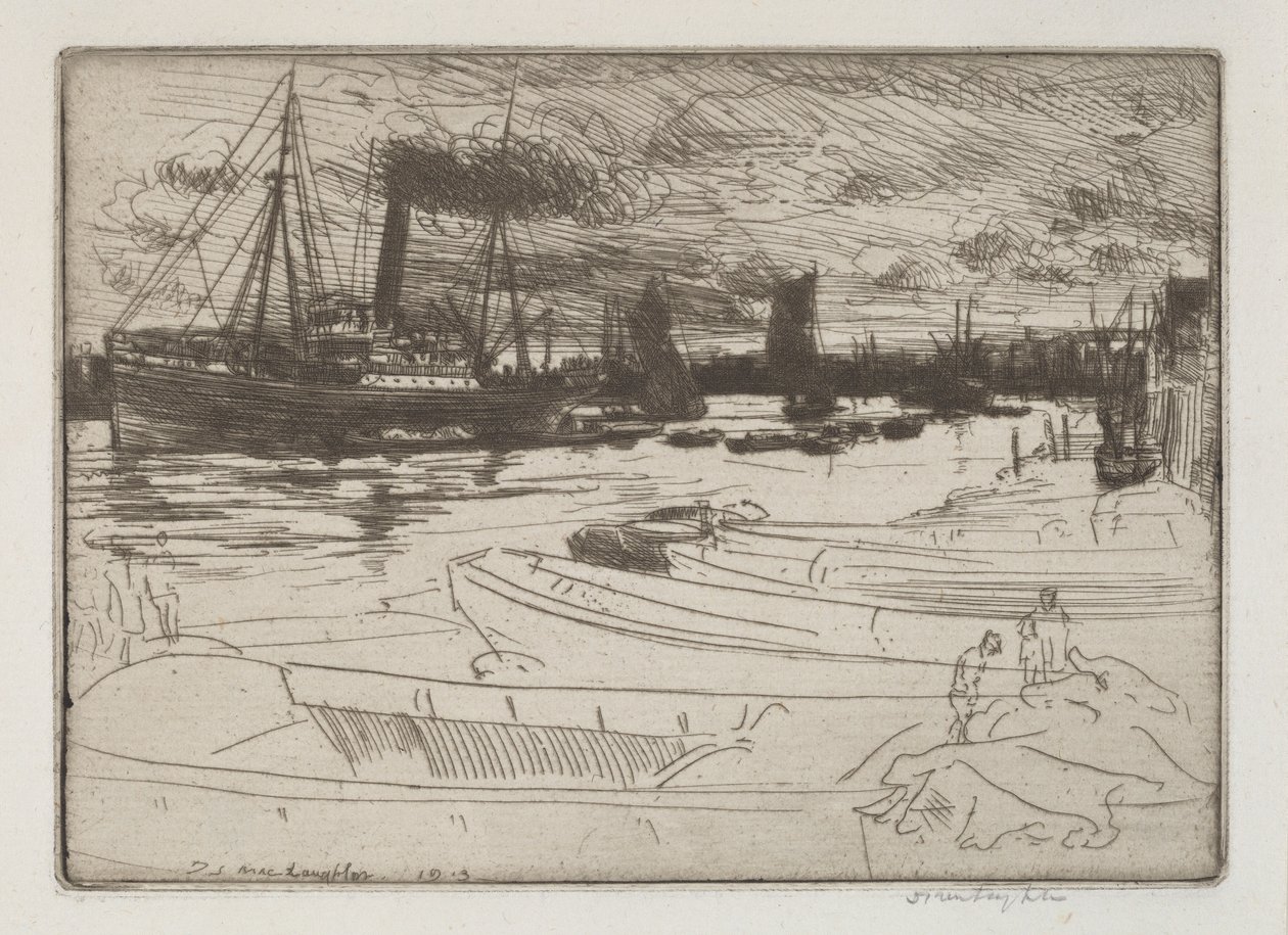 Abendlicht von Donald Shaw MacLaughlan