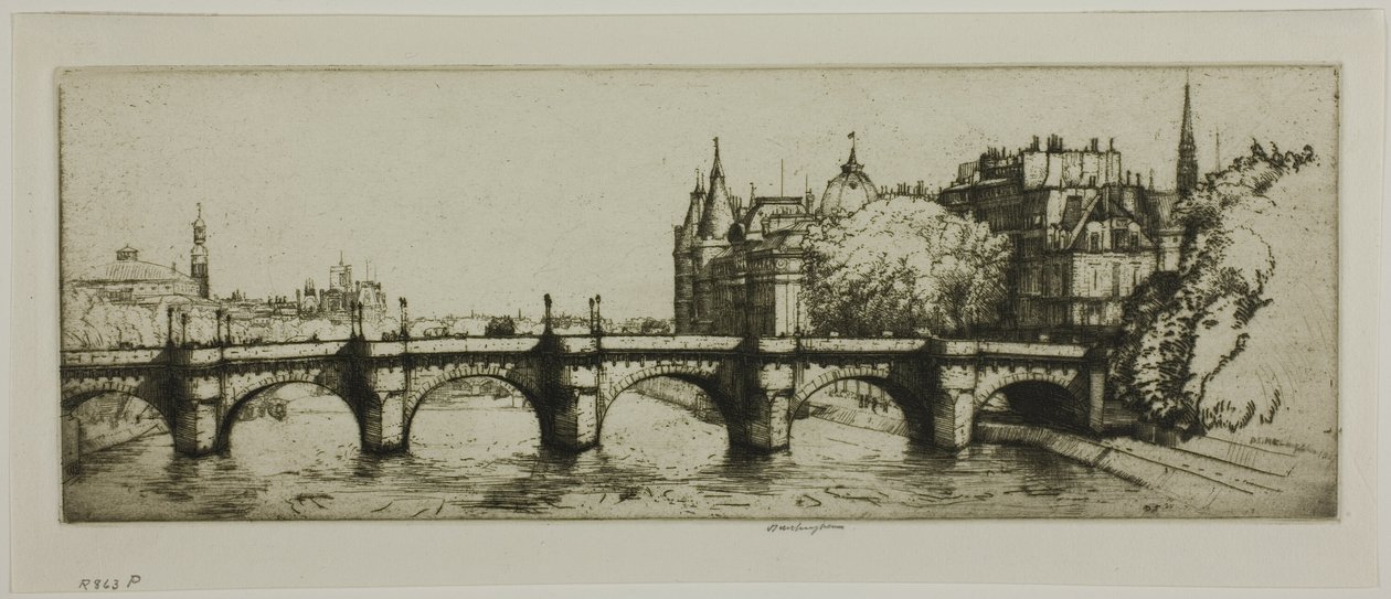 Le Pont Neuf, Paris von Donald Shaw MacLaughlan