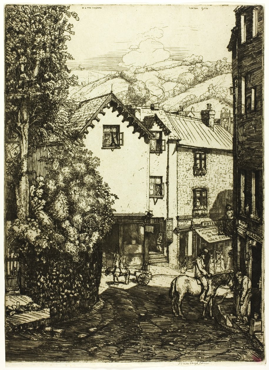 Lynton, England von Donald Shaw MacLaughlan