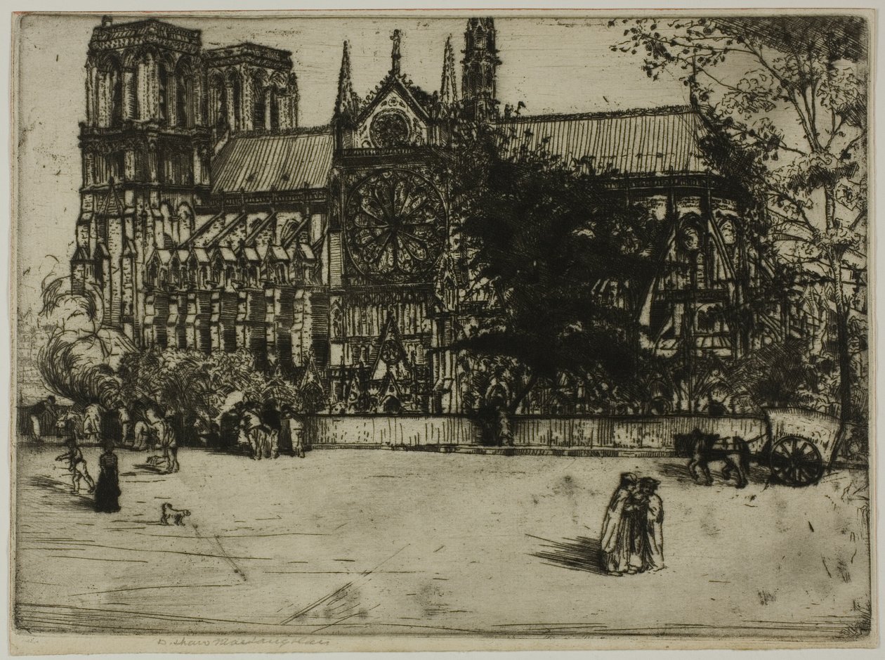 Notre Dame, Paris von Donald Shaw MacLaughlan