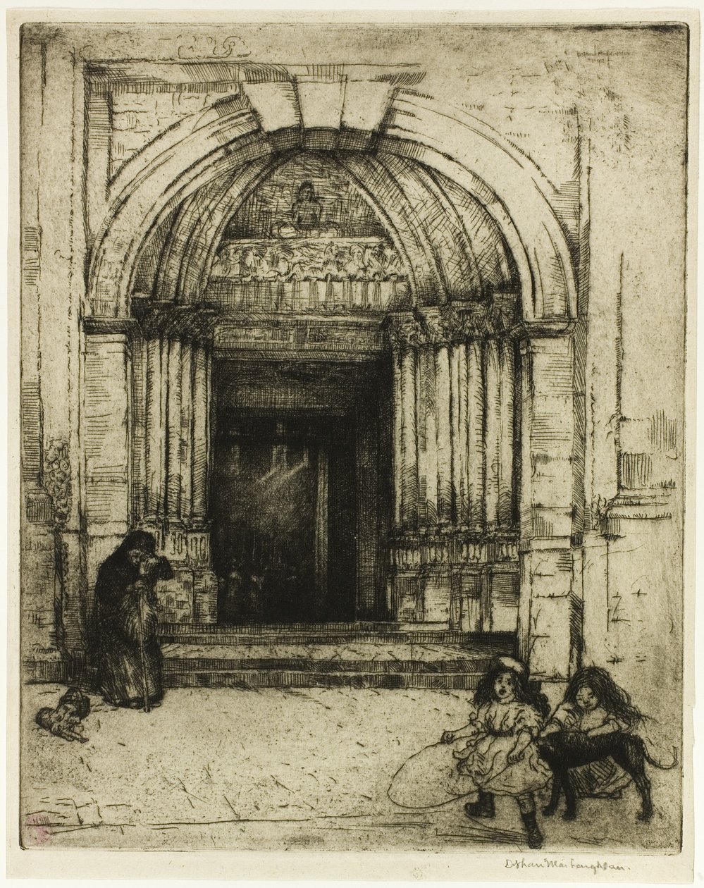 Portal von St. Germain-des-Prés von Donald Shaw MacLaughlan