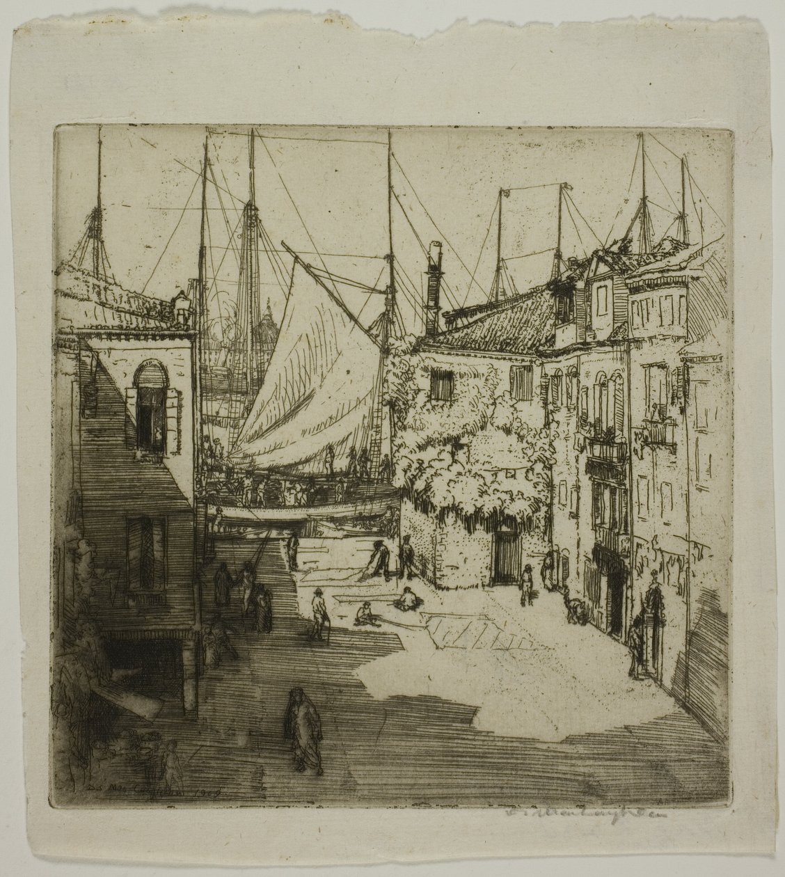 Segelhof, Venedig von Donald Shaw MacLaughlan