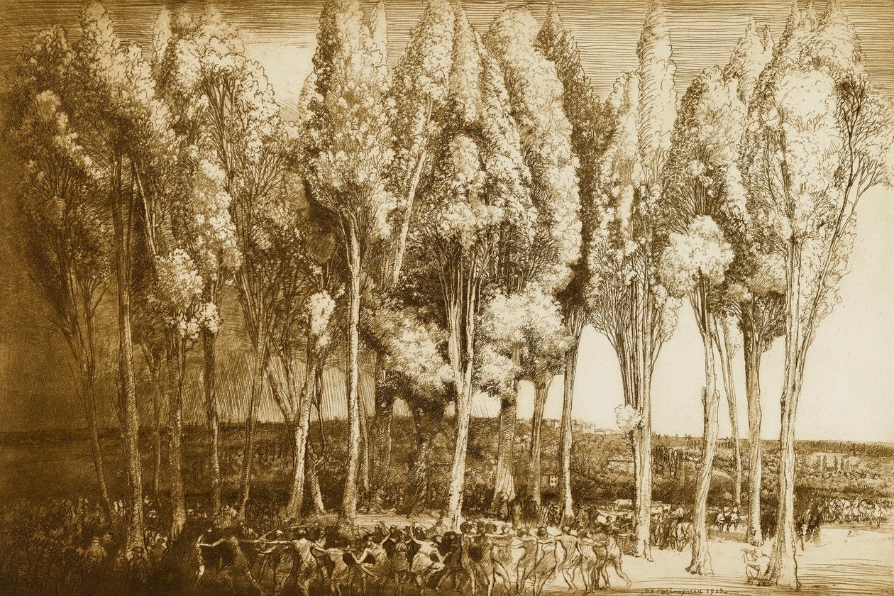 Der Tanz des Frühlings von Donald Shaw MacLaughlan