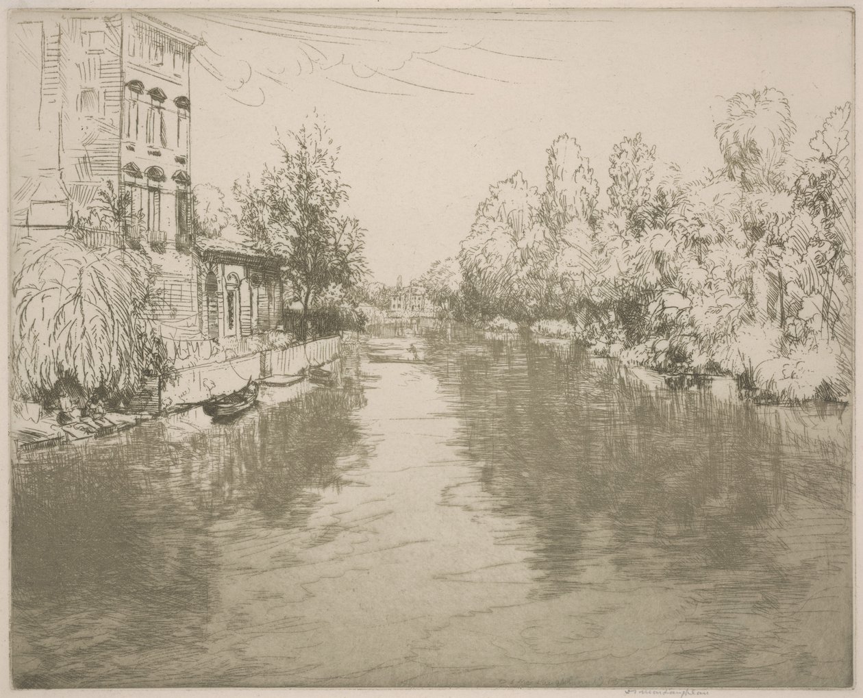Treviso Gewässer von Donald Shaw MacLaughlan