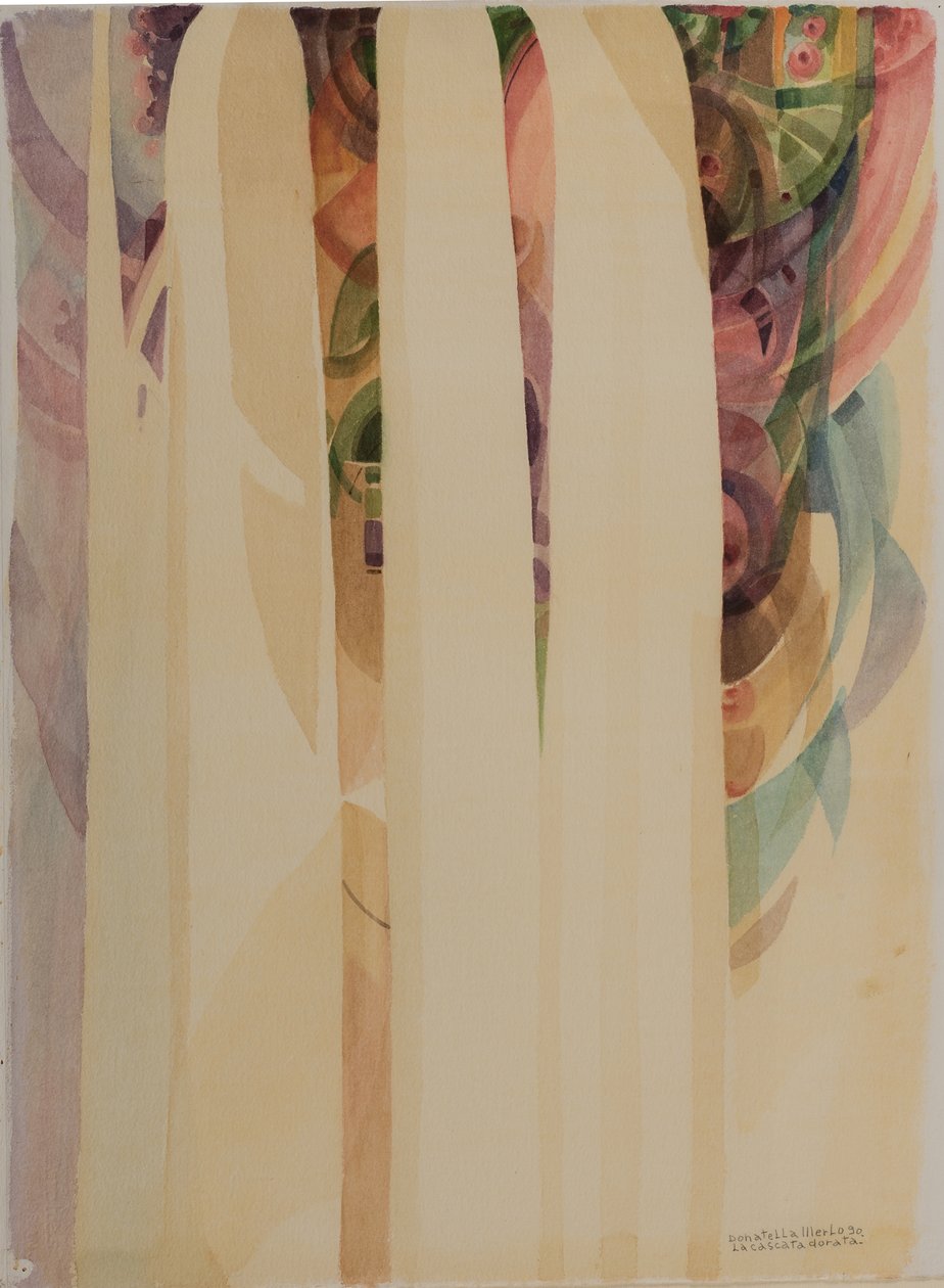 Der goldene Wasserfall von Donatella Merlo