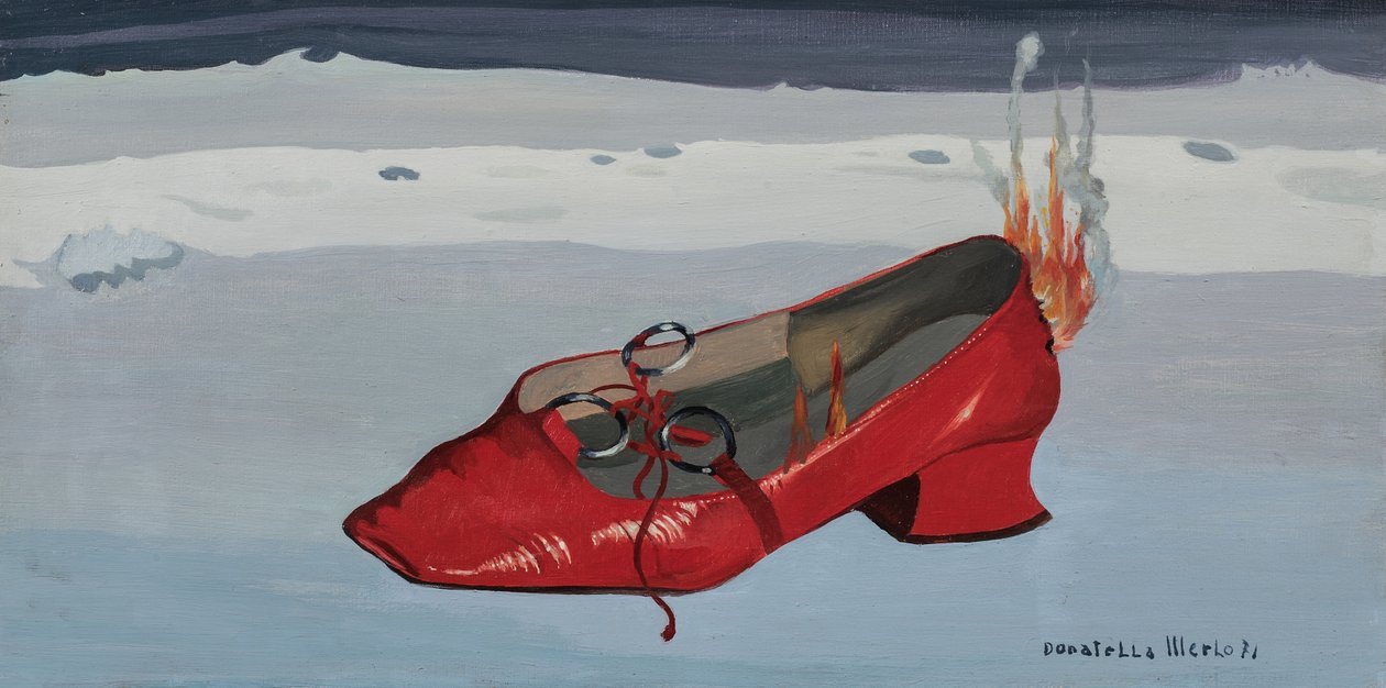 Der rote Pantoffel von Donatella Merlo