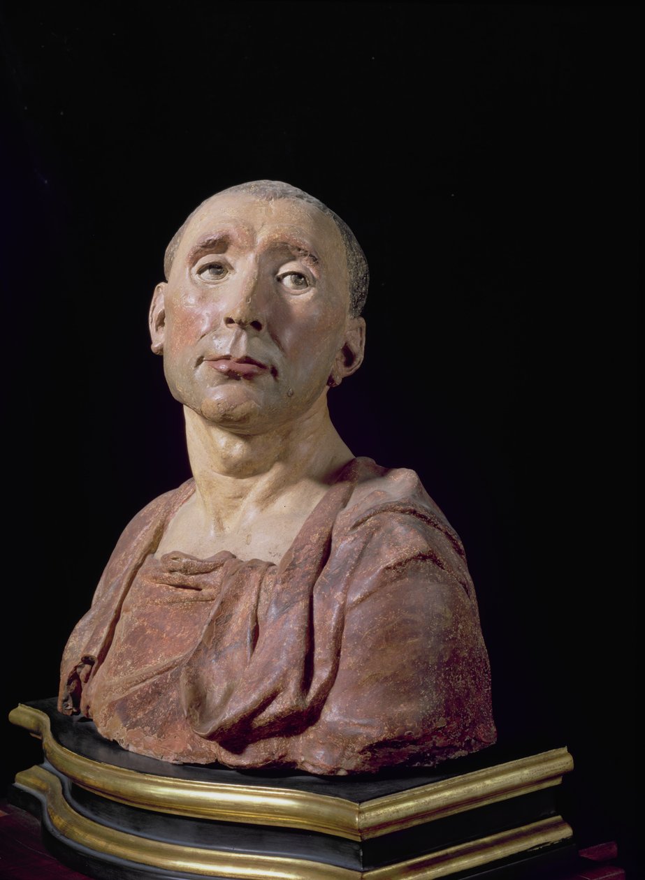 Porträtbüste des Condottiere Niccolo da Uzzano (1359-1431) von Donatello