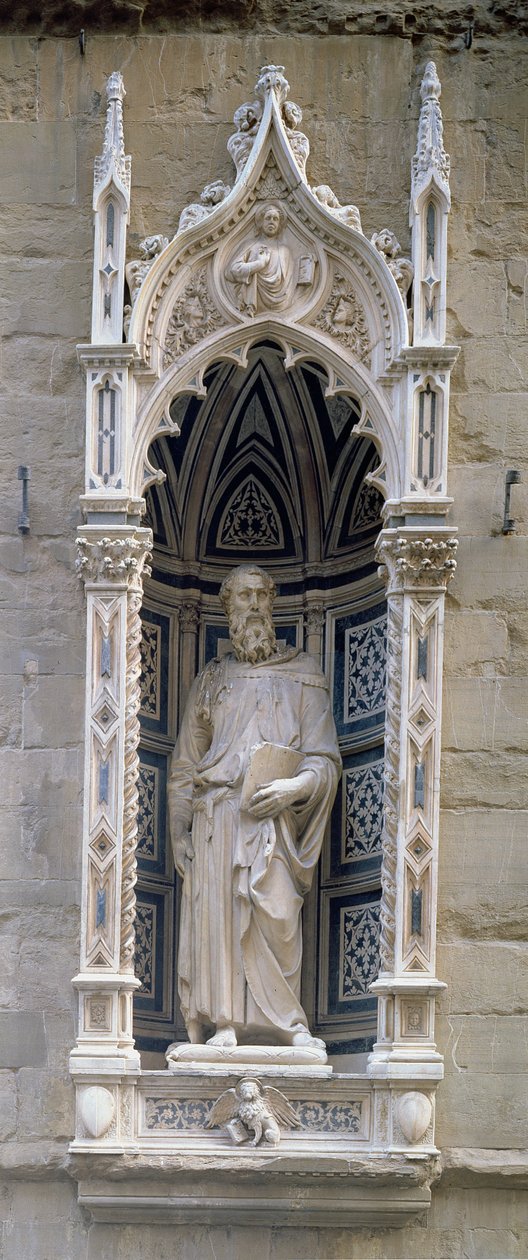 St. Markus, 1411 (Marmor) von Donatello